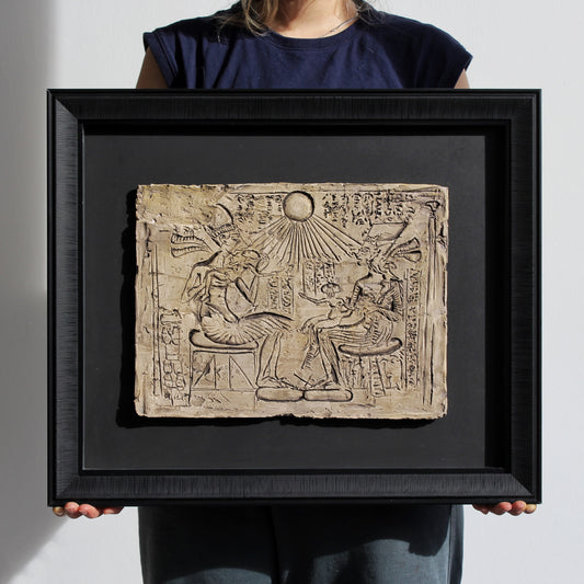 "AKHENATON" Sunak Kabartması ( Reprodüksiyon ) 60x40 cm